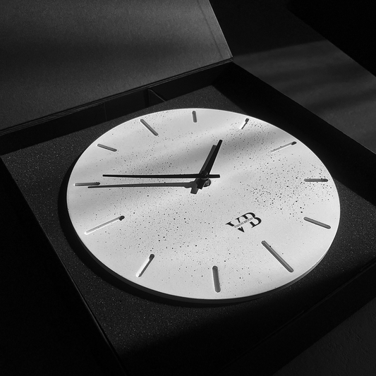 Beton-Wanduhr Rustikal